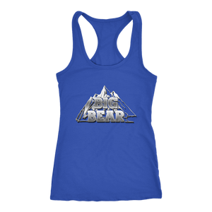 Big Bear V.2, Womens T-shirt Next Level Racerback Tank Royal XS