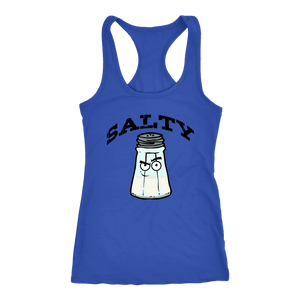 Salty V.1 Womens T-shirt Next Level Racerback Tank Royal XS