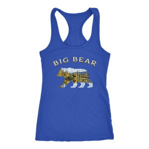 Big Bear Shirt V.1 Women's Shirt T-shirt Next Level Racerback Tank Royal XS