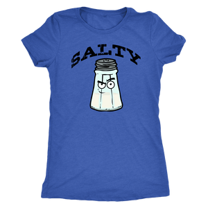 Salty V.1 Womens T-shirt Next Level Womens Triblend Vintage Royal S