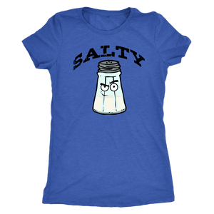 Salty V.1 Womens T-shirt Next Level Womens Triblend Vintage Royal S