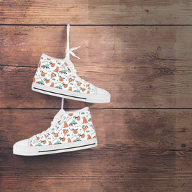 Great Sloths on Awesome High Top Shoes, Womens