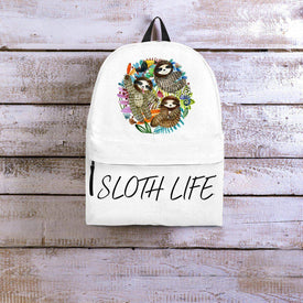 Sloth Backpacks Custom Art