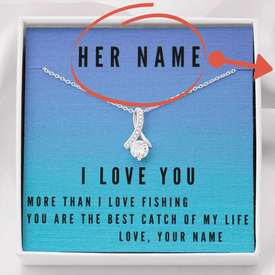 Personalized More Than Fishing Jewelry 