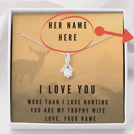 Personalized More Than Hunting, Make This Your Unique Gift Jewelry 