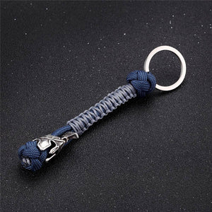 Spartan Lanyard Version 2, Are You a Warrior? Key Chains Blue 