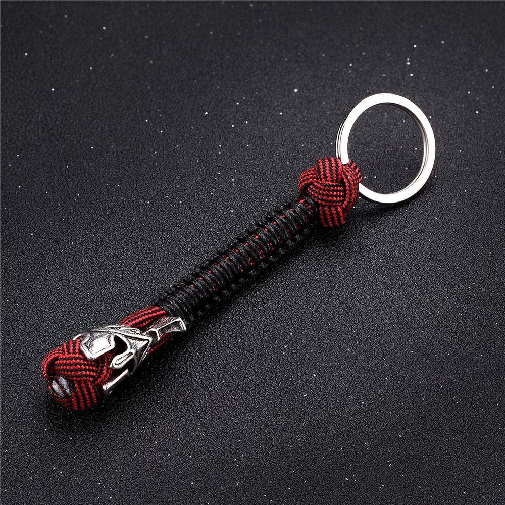 Spartan Lanyard Version 2, Are You a Warrior? Key Chains Black Red V.2 
