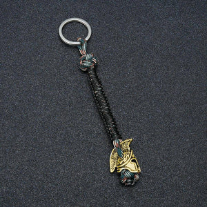 Spartan Lanyard Version 2, Are You a Warrior? Key Chains Multi Brass 