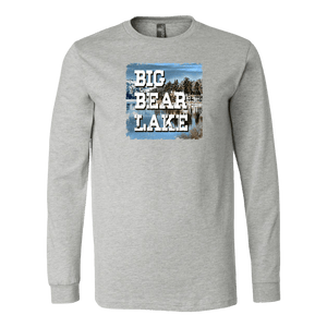 Big Bear Lake V.1 Hoodies and Long Sleeve T-shirt Canvas Long Sleeve Shirt Athletic Heather S