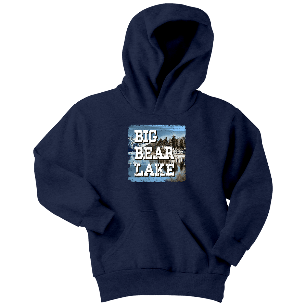 Big Bear Lake V.1 Hoodies and Long Sleeve T-shirt Youth Hoodie Navy XS