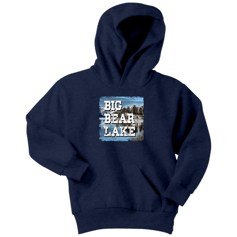 Image of Big Bear Lake V.1 Hoodies and Long Sleeve T-shirt Youth Hoodie Navy XS