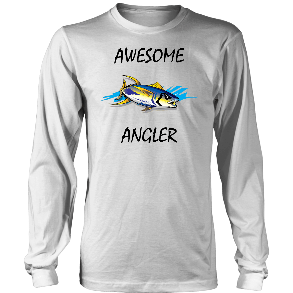 You're An Awesome Angler | V.1 Mistral T-shirt District Long Sleeve Shirt White S