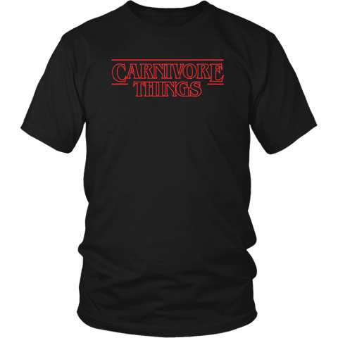 Image of Carnivore Things T-shirt District Unisex Shirt Black S