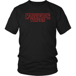 Carnivore Things T-shirt District Unisex Shirt Black S