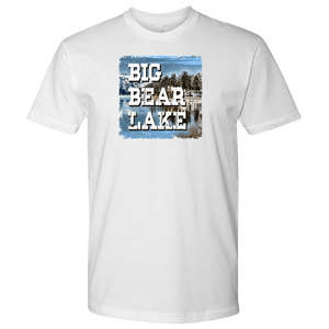 Big Bear Lake V.1, Men's Shirts T-shirt Next Level Mens Shirt White S