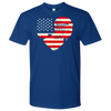 Love America Men's Shirts Blue T-shirt Next Level Mens Shirt Royal Blue S