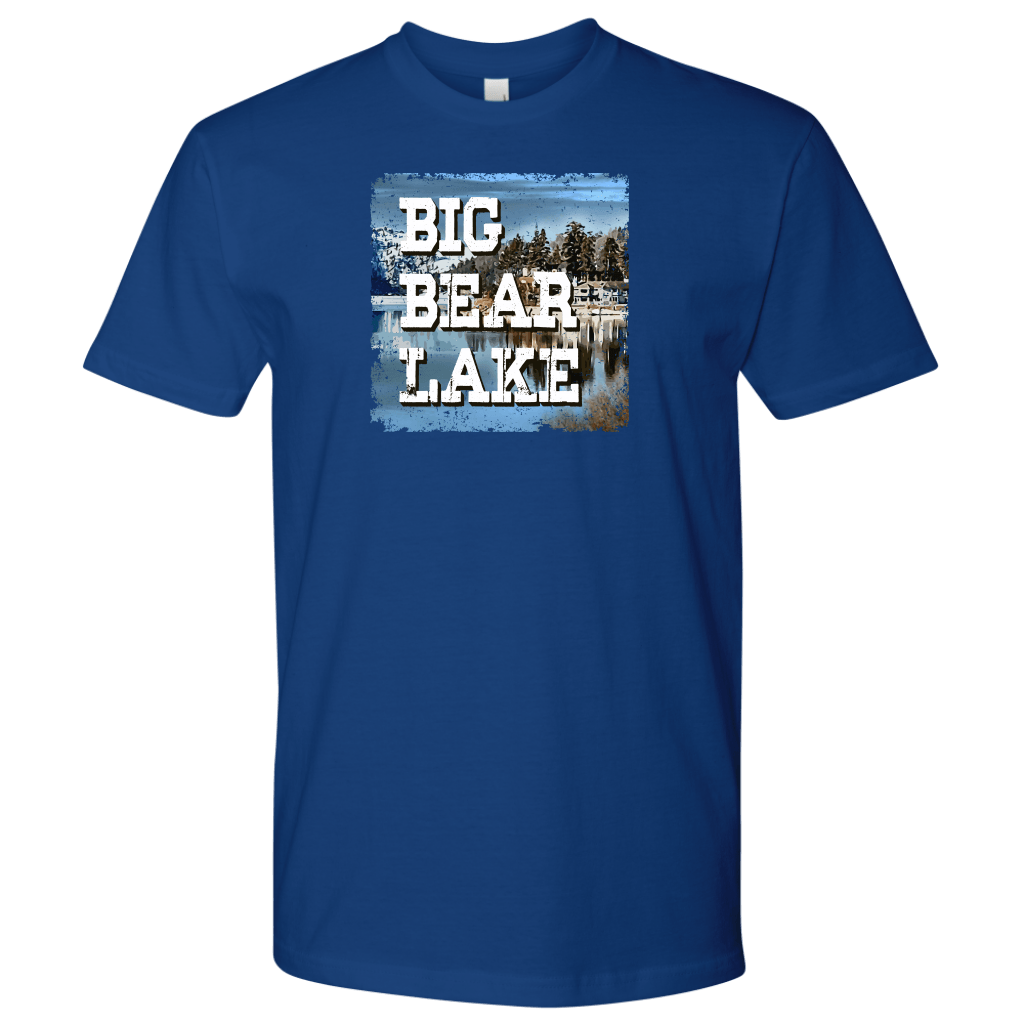 Big Bear Lake V.1, Men's Shirts T-shirt Next Level Mens Shirt Royal Blue S