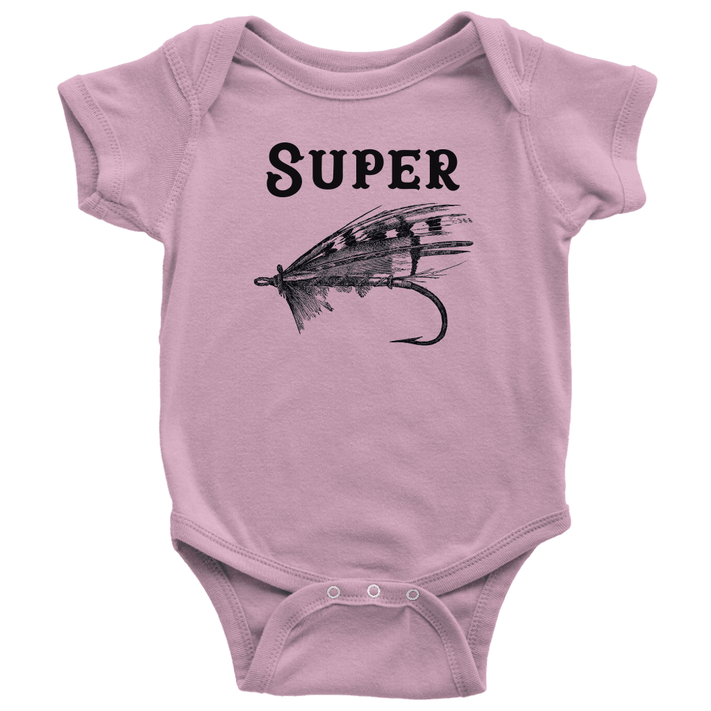 Super Fly T-shirt Baby Bodysuit Pink NB