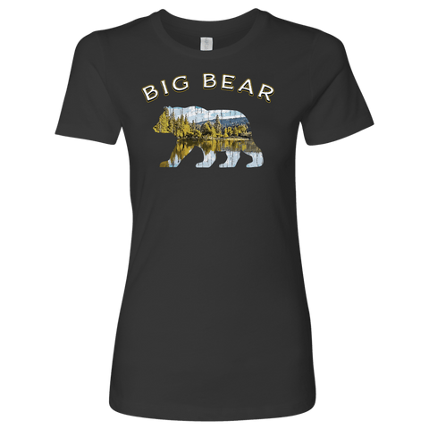 Image of Big Bear Shirt V.1 Women's Shirt T-shirt Next Level Womens Shirt Heavy Metal S
