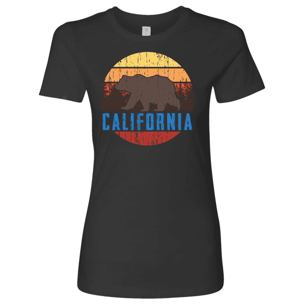 Big Bear California Shirt V.1, Womens Shirts T-shirt Next Level Womens Shirt Heavy Metal S