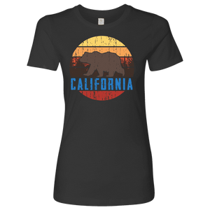 Big Bear California Shirt V.1, Womens Shirts T-shirt Next Level Womens Shirt Heavy Metal S