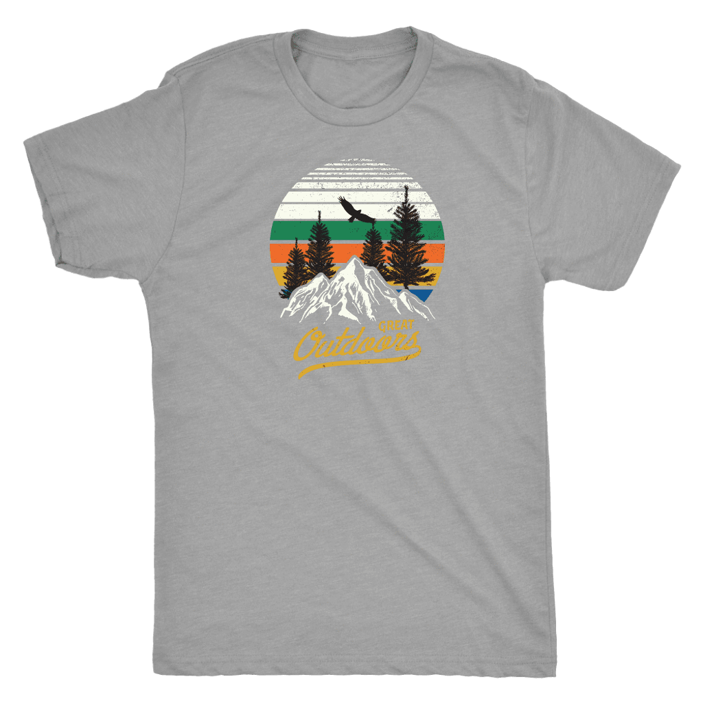 Great Outdoors Shirts | Mens T-shirt Next Level Mens Triblend Premium Heather S