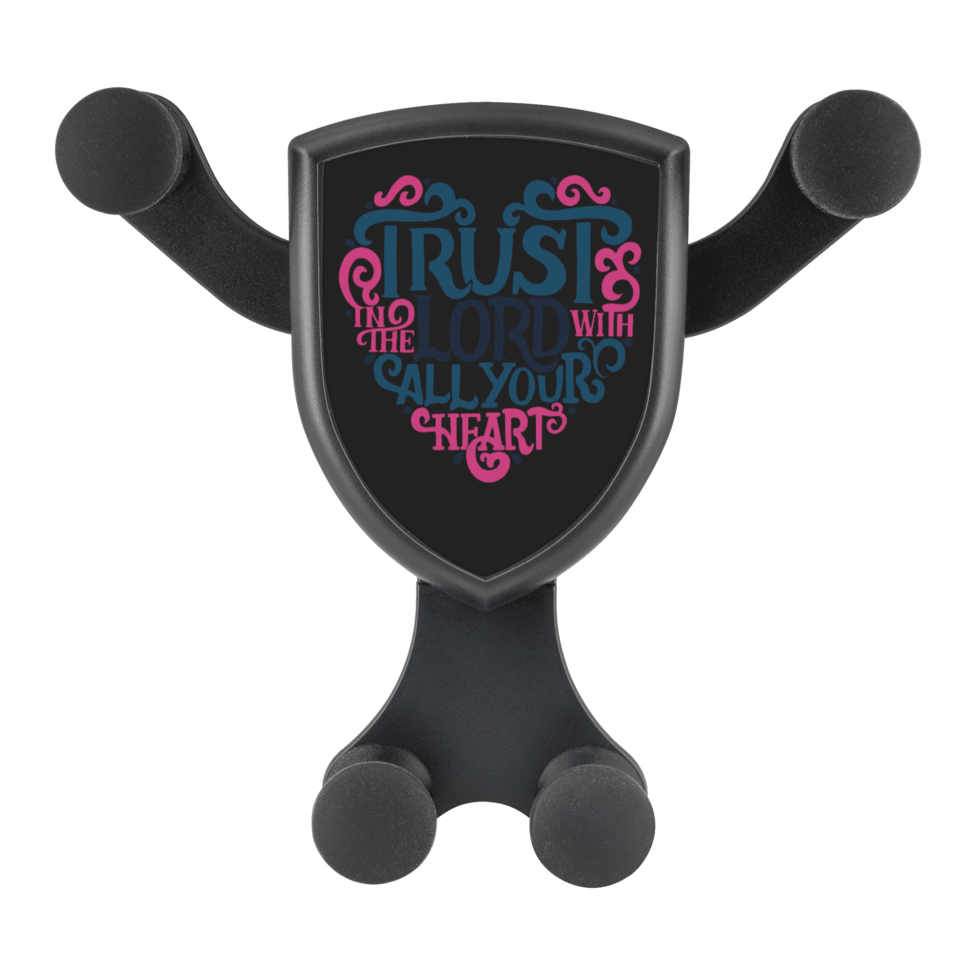 Trust in the Lord Phone Charger Black Gravitis Car Charger Gravitis - Wireless Car Charger 