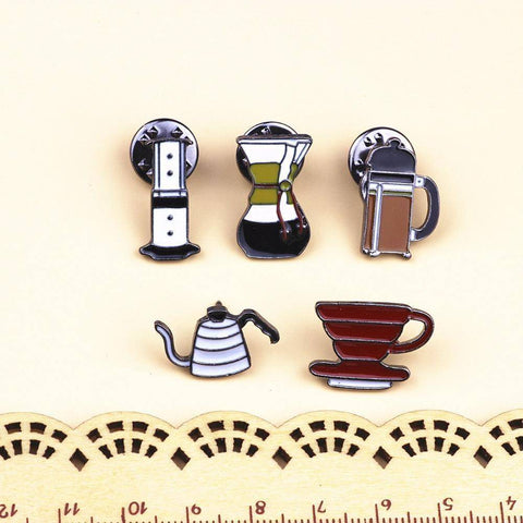 Image of Epic Coffee Pins Brooches 