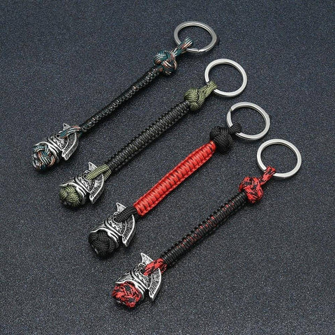 Image of Spartan Lanyard Version , Are You a Warrior? Key Chains 