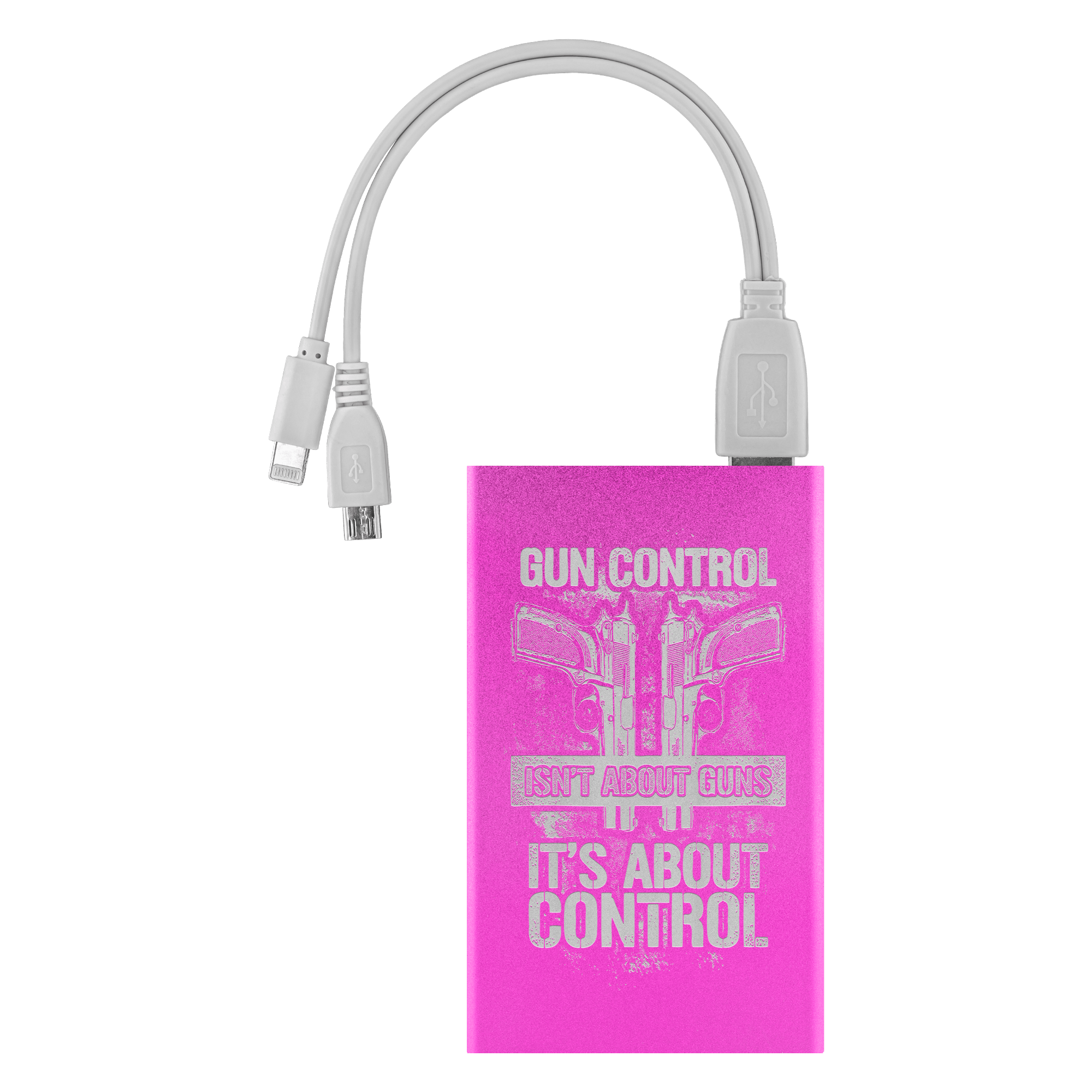 Gun Control Power Bank V1 Power Banks Pink 