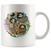 Fun Watercolor Sloth Mugs Drinkware 11oz Mug 