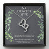Proverbs Wife Dual Heart Necklace