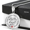 You Are Best Of All | Circle Necklace Jewelry 