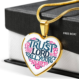 Trust in the Lord White Jewelry 