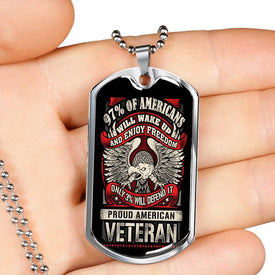 Defender of Freedom Dog Tag