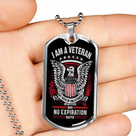 Oath of Enlistment Does Not Expire Dog Tag