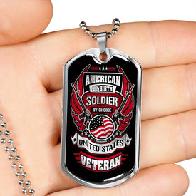 Soldier By Choice Dog Tag