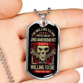 Protect My 2nd Ammendment Dog Tag