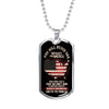 NEver Run Dog Tag Jewelry 