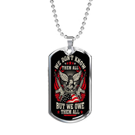 We Owe Veterans Dog Tag Jewelry 