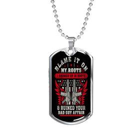 Blame It On My Roots Dog Tag Jewelry 