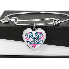 Trust in the Lord with All Your Heart! Clear Jewelry 