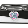 Trust in the Lord with All Your Heart! Clear Jewelry 
