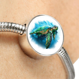 Epic Sea Turtle Charm | Premium Steel Bracelet