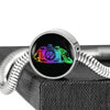 Colorful Camera Bracelet Circle Charm 