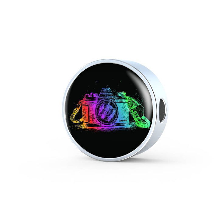 Colorful Camera Bracelet Circle Charm Charm Only No 