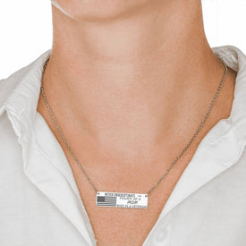 Powerful Mom and Veteran Necklace Jewelry 