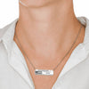 Powerful Mom and Veteran Necklace Jewelry 