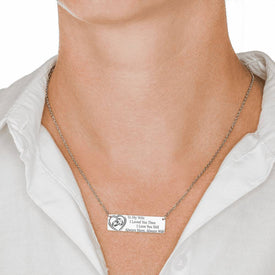 To My Wife | Pendant Necklace, This Will Melt Her Heart Jewelry 