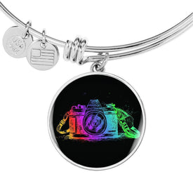 Colorful Camera Bangle Jewelry 